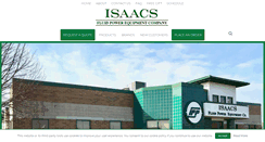 Desktop Screenshot of isaacsfluidpower.com
